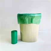 Grønne poly søppelposer